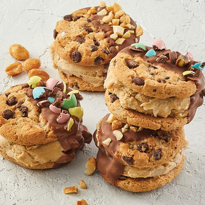 Chunky Monkey Nice Cream Sandwiches